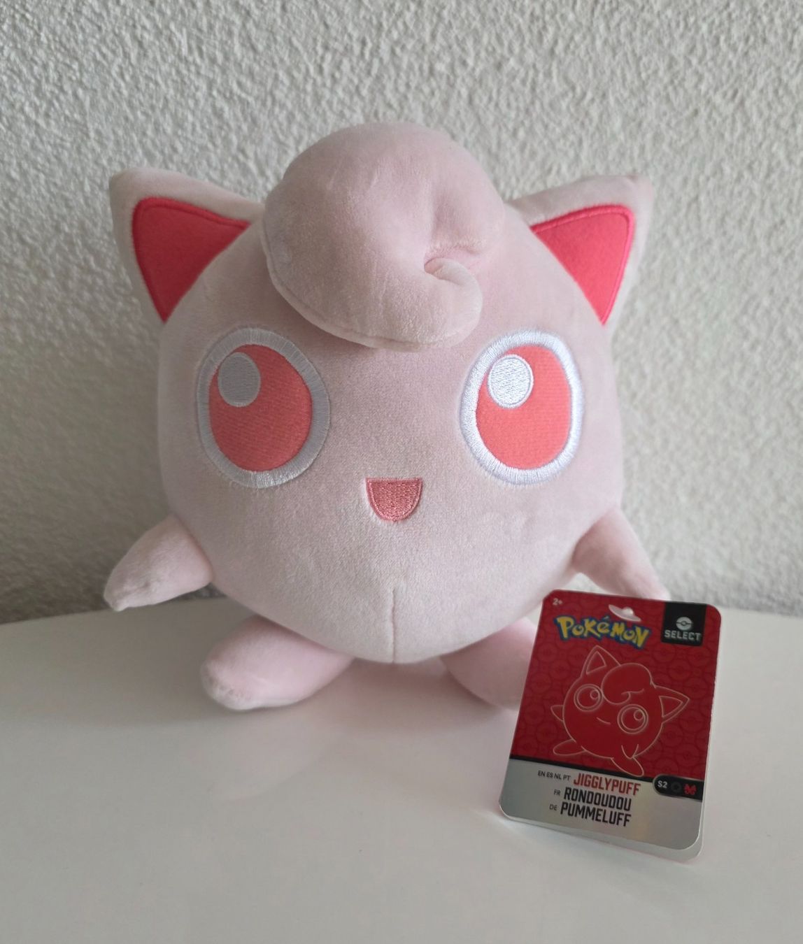 Pokémon Giocattoli: Pokémon Select S2 Monochrome Plush Jigglypuff / Pummeluff – Nuovo e nell'imballaggio originale da Münchenstein venduto da kittybox