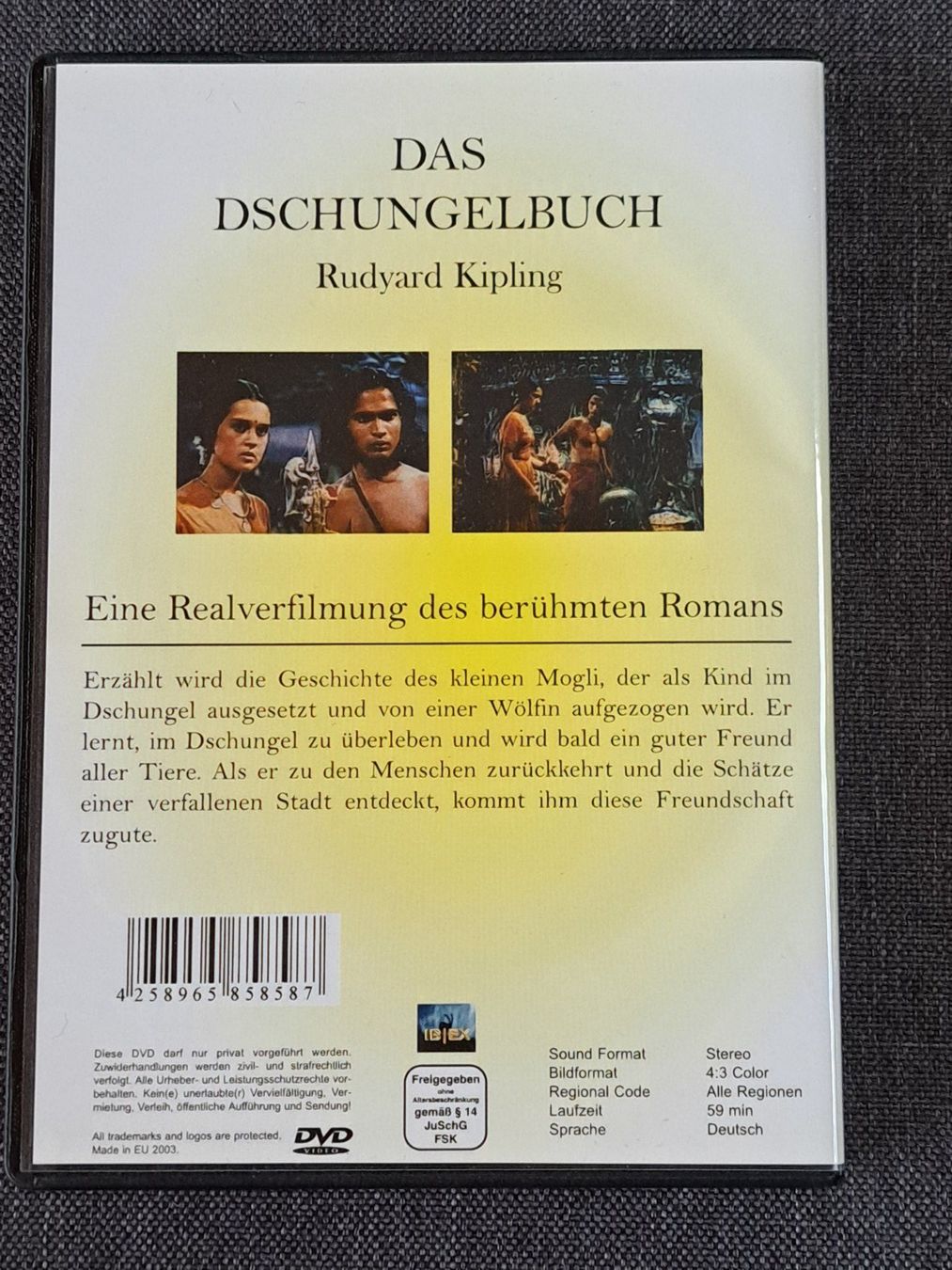 Tutti i DVDs: DVD Rudyard Kipling Das Dschungelbuch – Nuovo (secondo la descrizione) da Unterseen venduto da Kanica 1