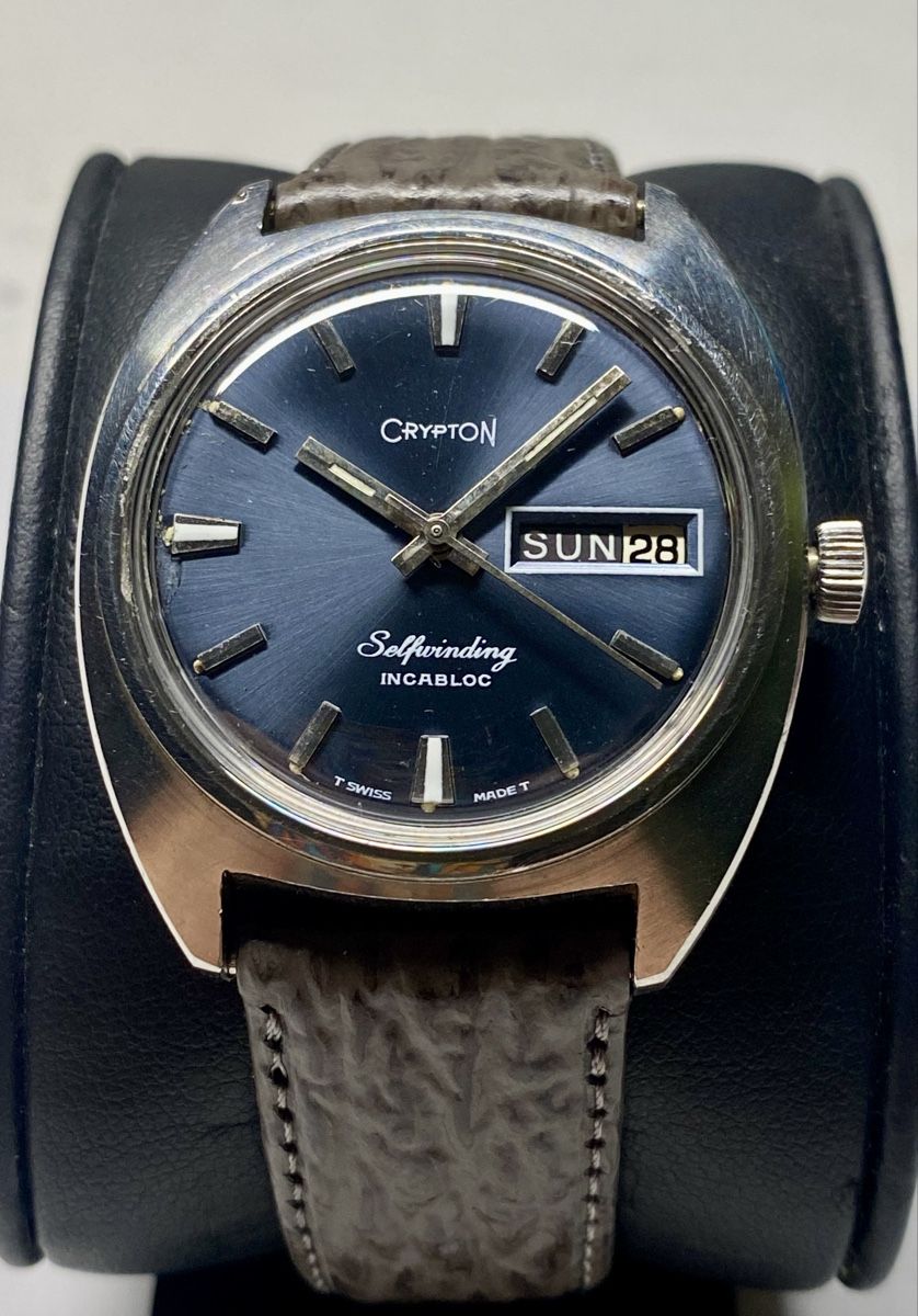 Montres: Montre vintage Crypton automatic day&date – D'occasion à Montagny-la-Ville par SecondA6Heuer 1