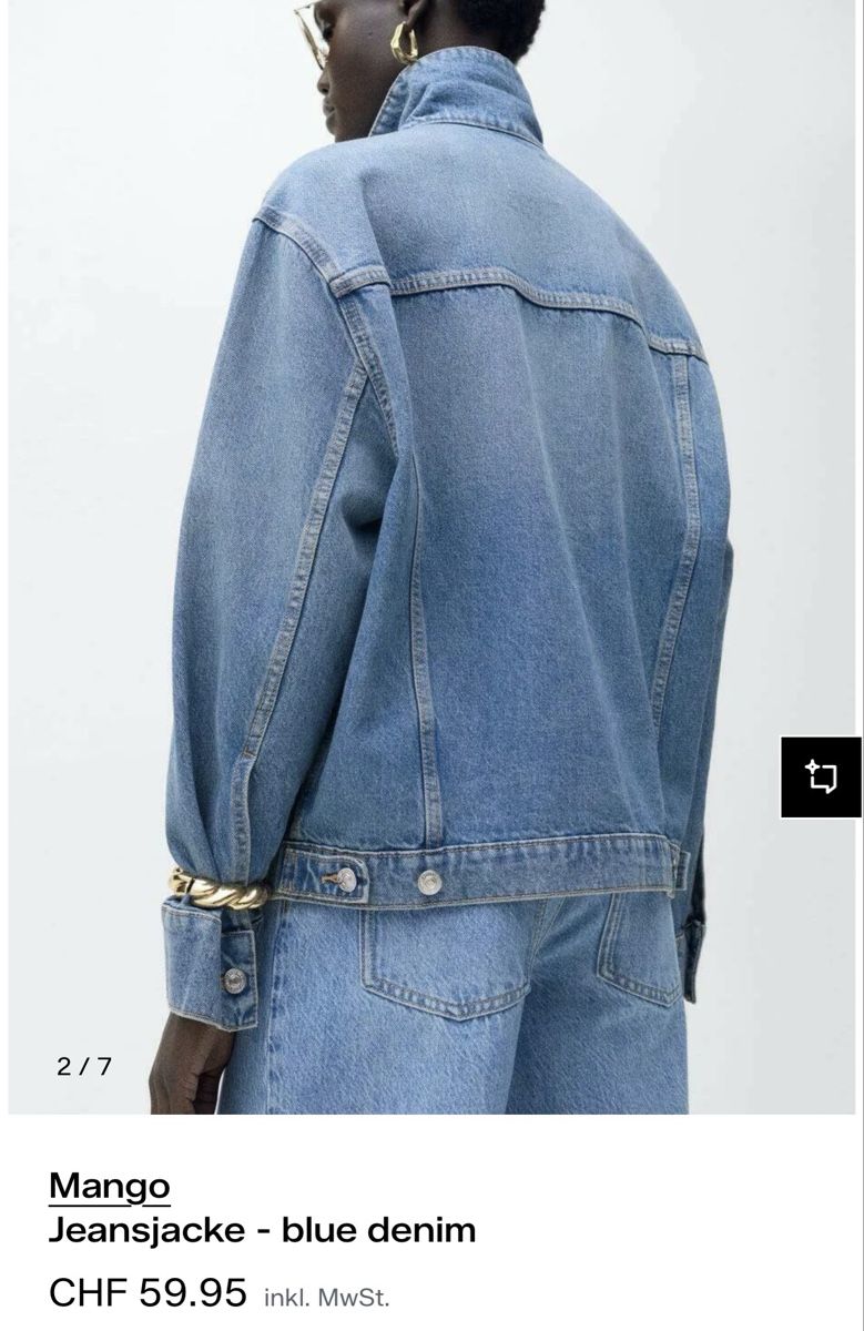Mango Giacche: Mango Jeansjacke – Nuovo e nell'imballaggio originale da Uitikon Waldegg venduto da MGC 2