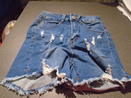 Jeans - Shorts Grösse XS, Shein, Risse