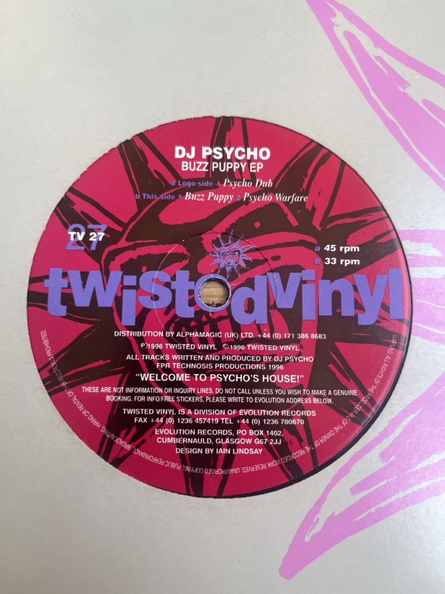 Dischi in vinile: DJ Psycho Hardcore / Gabber Vinyl – Usato da Wangen b. Olten venduto da break72 1