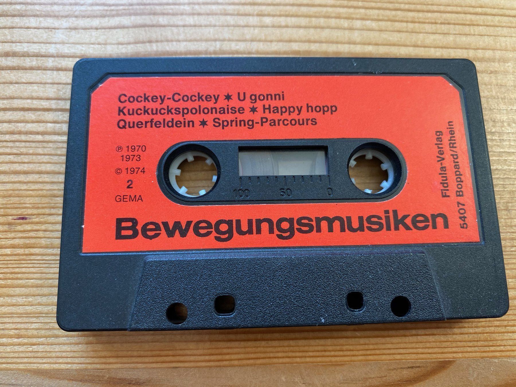 Musicassette: Fidula Cassette 2 - Tanzspiele – Usato da St.Gallen venduto da kingsamas 5
