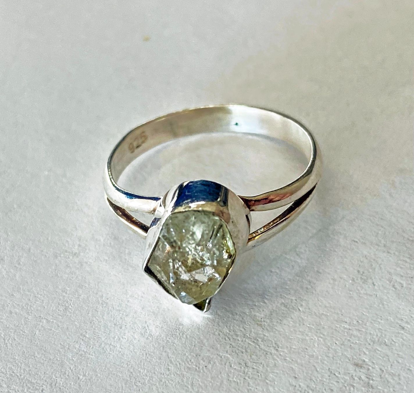 Anelli: Ring Silber 925 mit Herkimer-Diamant – Nuovo e nell'imballaggio originale da Matten b. Interlaken venduto da kero71 3