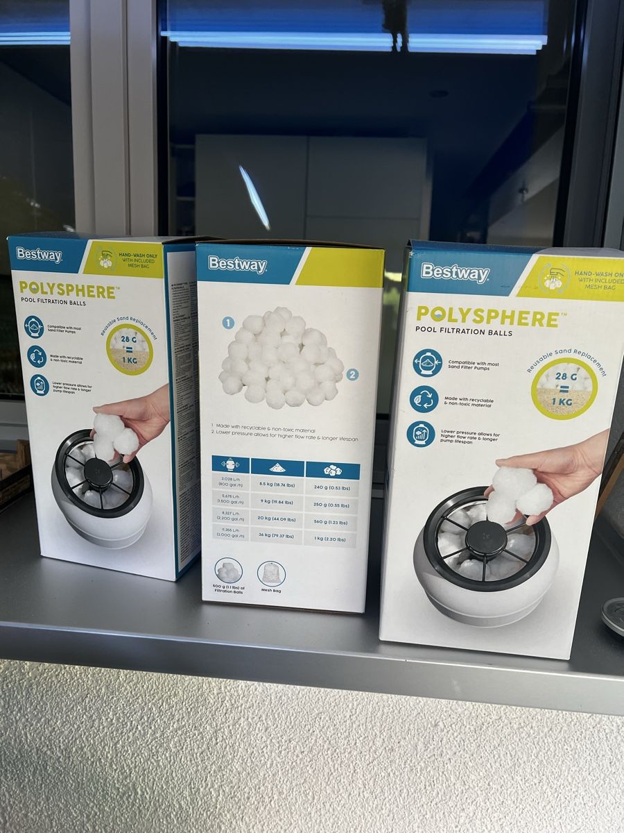 Accessori per Piscine: Sand Filter 11355L/3000gal Pumpe mit Polysphere neu – Nuovo (secondo la descrizione) da Witterswil venduto da pinkomania 6