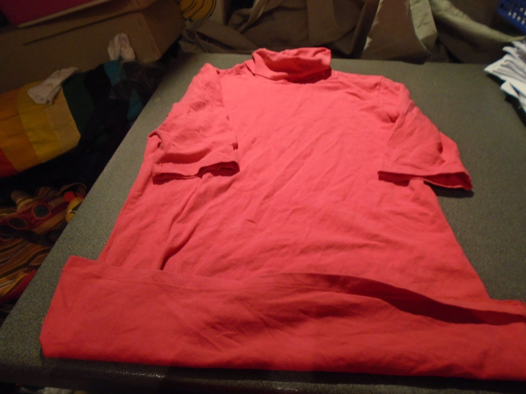 T-shirts: Rollkragenpullover / T-Shirt ca. Grösse S, pink – D'occasion à Zürich par abraxas1291