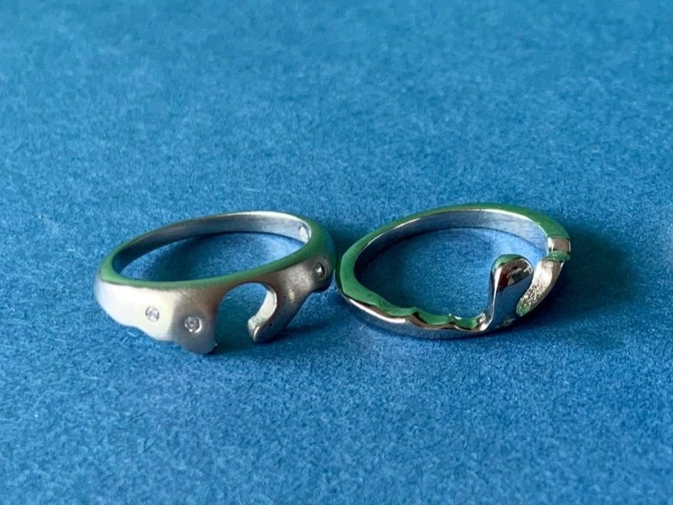 Anelli: Silber (54)Ring Silber 2PIECES – Usato da Dittingen venduto da Bijoubelle 2