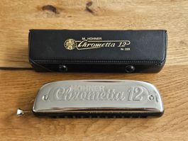 Hohner Chrometta 12 chromatische Mundharmonika