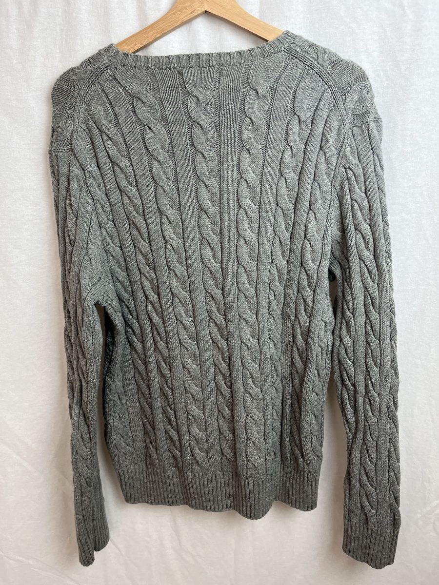 Ralph Lauren Pullover & Sweatshirts: Pull Ralph Lauren gris torsadé – Neu (gemäss Beschreibung) aus Les Avanchets von lunedeneige.shop 3