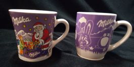 Milka 2er Set Sammlertassen - Weihnachtsbecher & Osterbecher