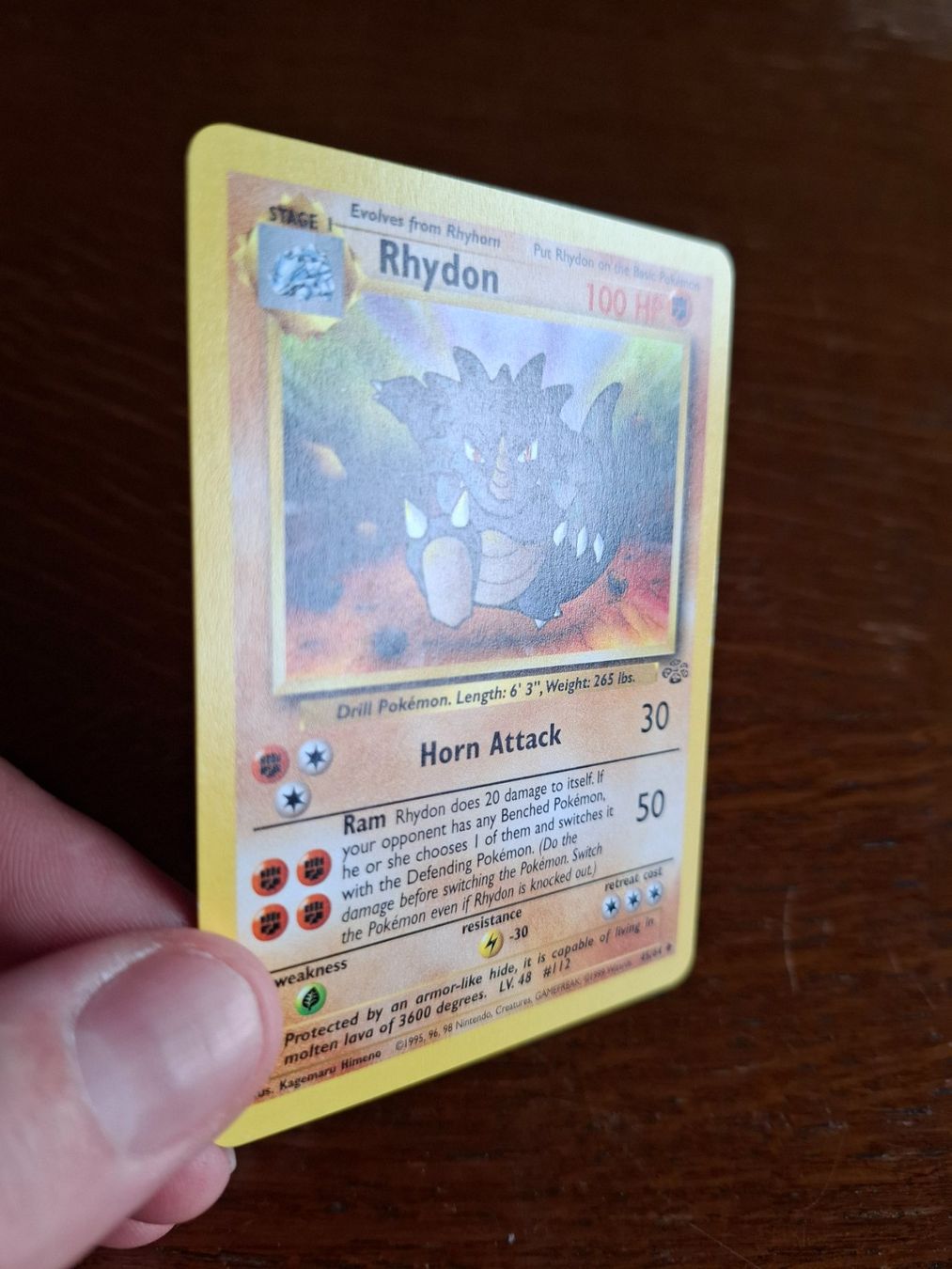 Pokémon Carte collezionabili: Pokemon Rhydon Jungle Set 45/64 – Usato da Giornico venduto da ale_lc8k 2
