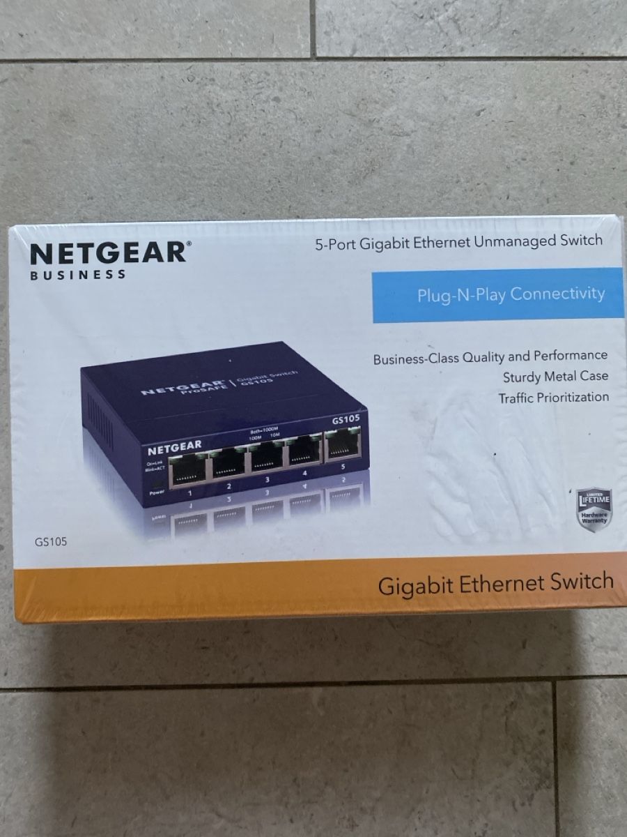 Netgear Hubs & Switches: Netgear GS105 – Neu und originalverpackt aus Widnau von icarus_83