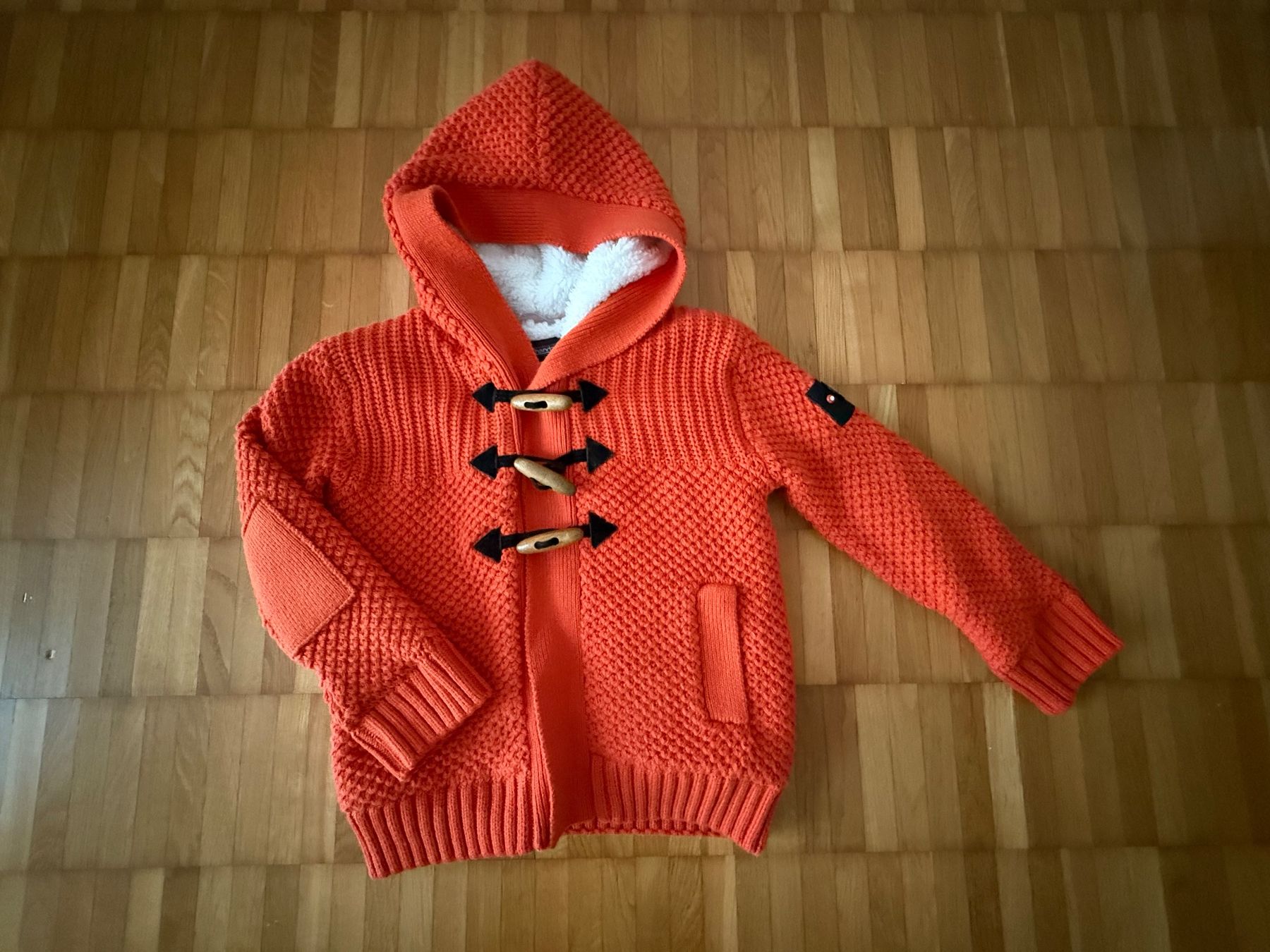 Giacche & Cappotti: Sarabanda Jacke mit Teddyplüsch Gr 92 – Nuovo (secondo la descrizione) da Richterswil venduto da Eunoia85