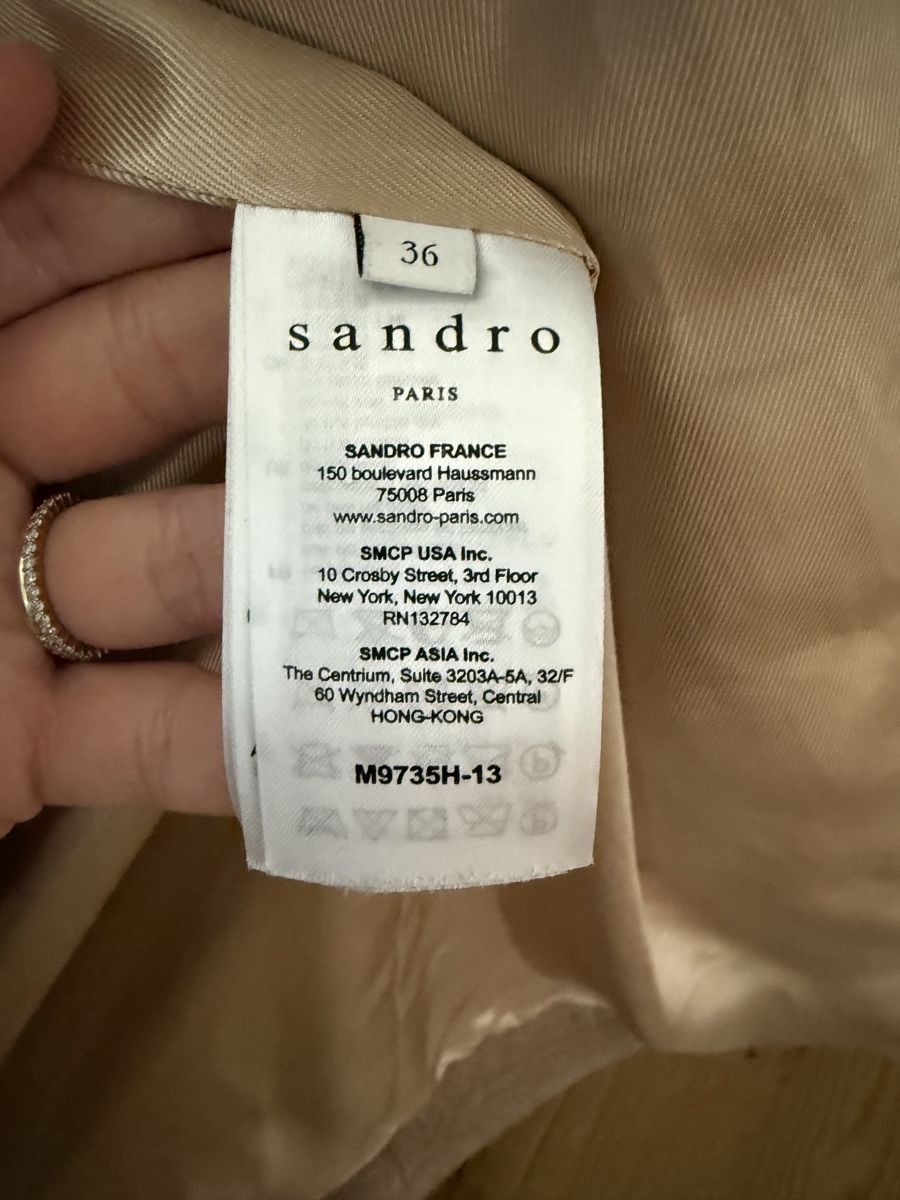 Sandro Mäntel: Sandro Mantel, Gr. 36, beige – Gebraucht aus Adliswil von alina.uhl 6