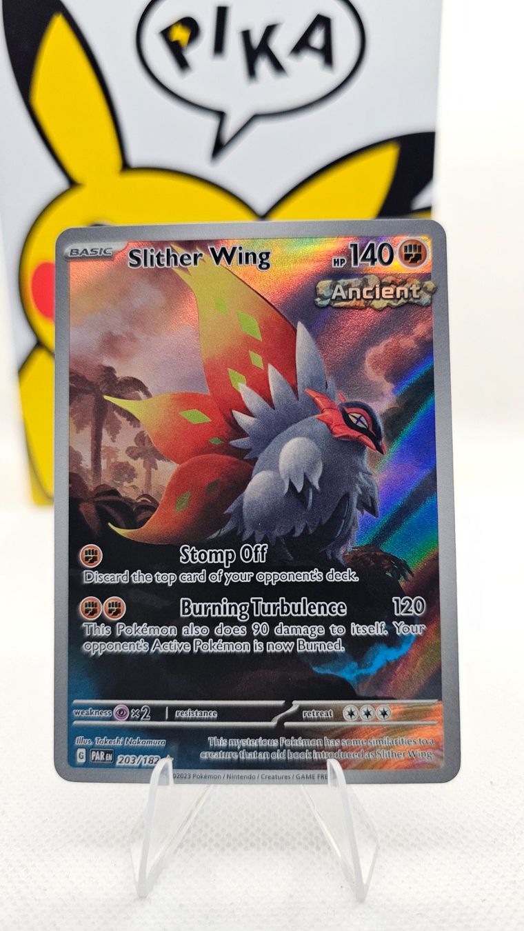 Pokémon Carte collezionabili: Slither Wing PAR 203/182 EN – Usato da Rheineck venduto da Pinia03