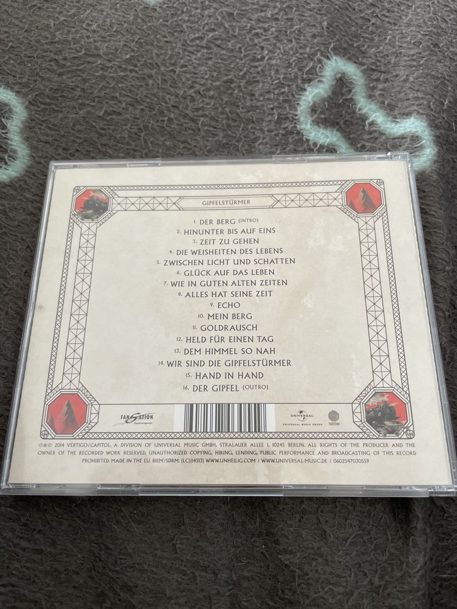CD: CD Unheilig Gipfelstürmer – Usato da Unterkulm venduto da EmanuelG01 1