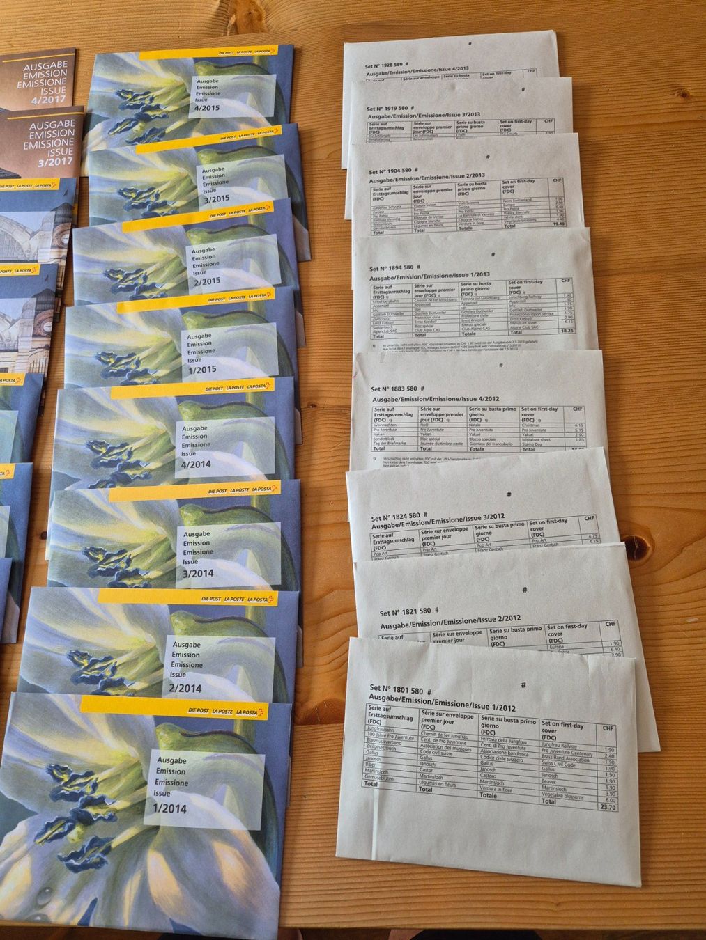 Tutti i francobolli: CH-FDC in Original Verpackung 2012-2021 gem. Bilder – Usato da Oberuzwil venduto da ceeg7 3
