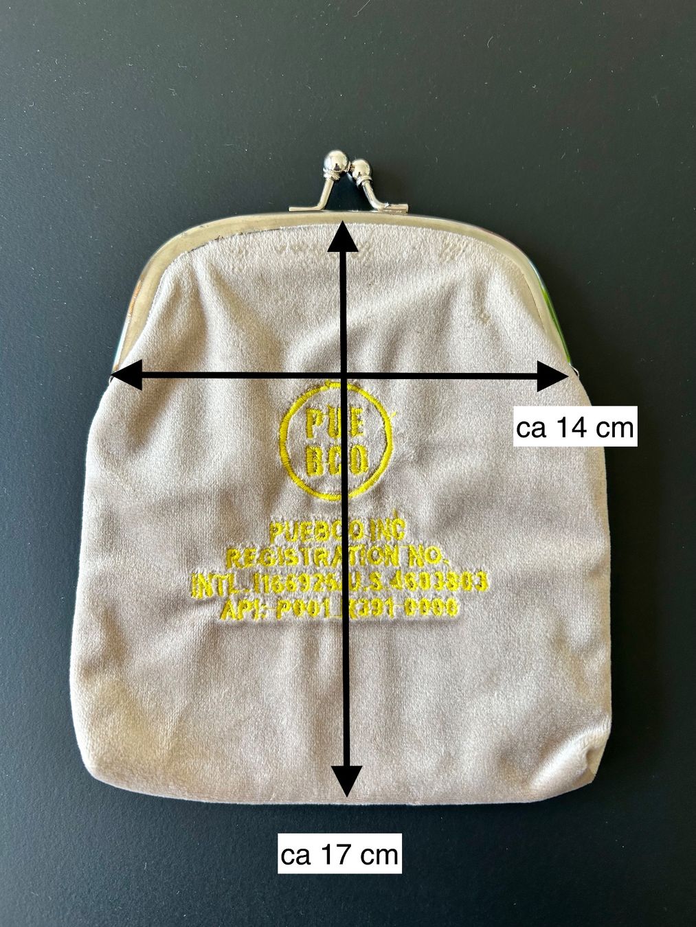Borse da donna: PUEBCO / Velvet Pouch mit Verschluss – Nuovo (secondo la descrizione) da Dietlikon venduto da corou_2022 6