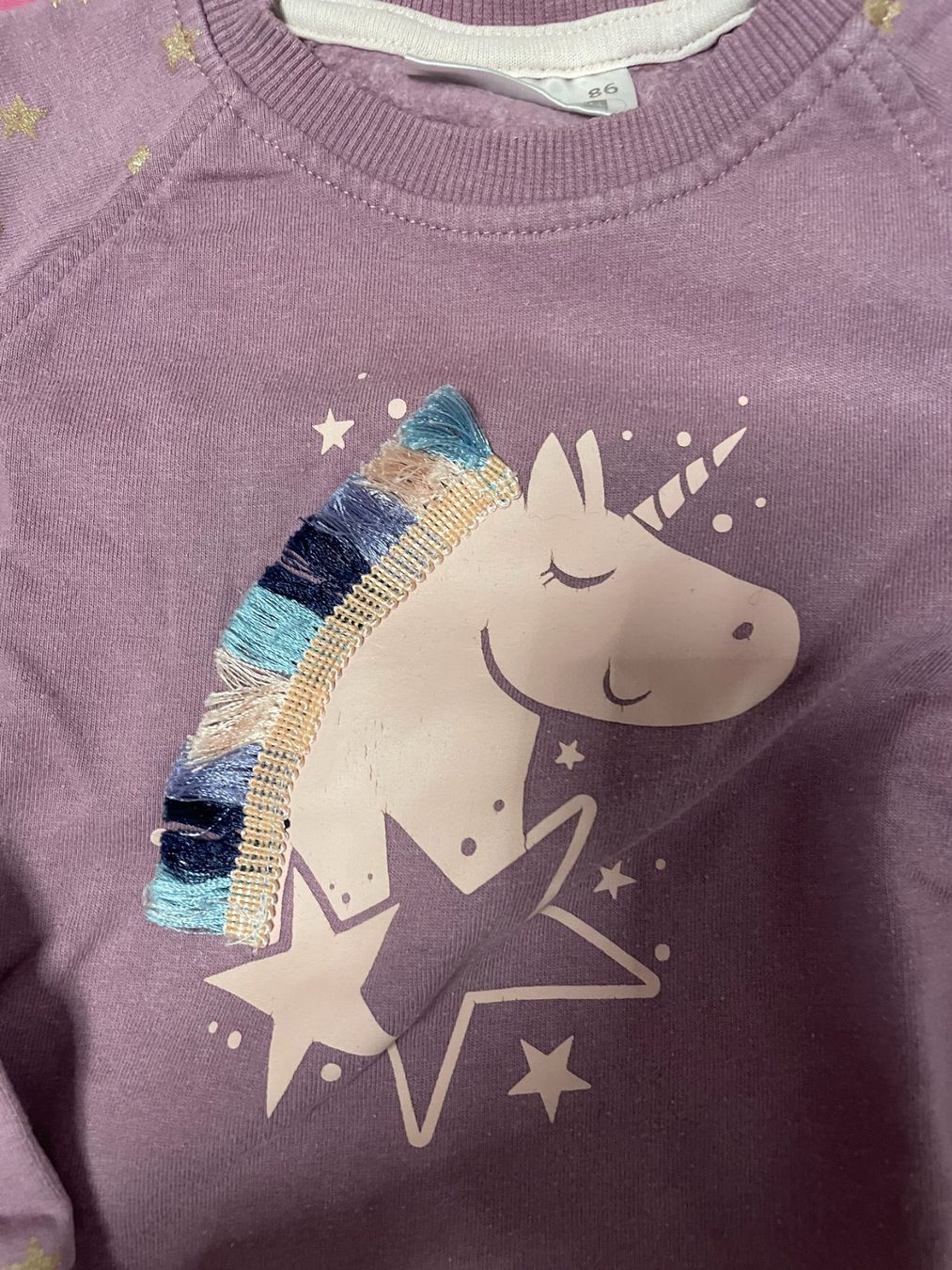 Pullover & Sweatshirts: lila Pullover "Einhorn" mit Sternchen – Neu (gemäss Beschreibung) aus Schwyz von chasemaxus88 1