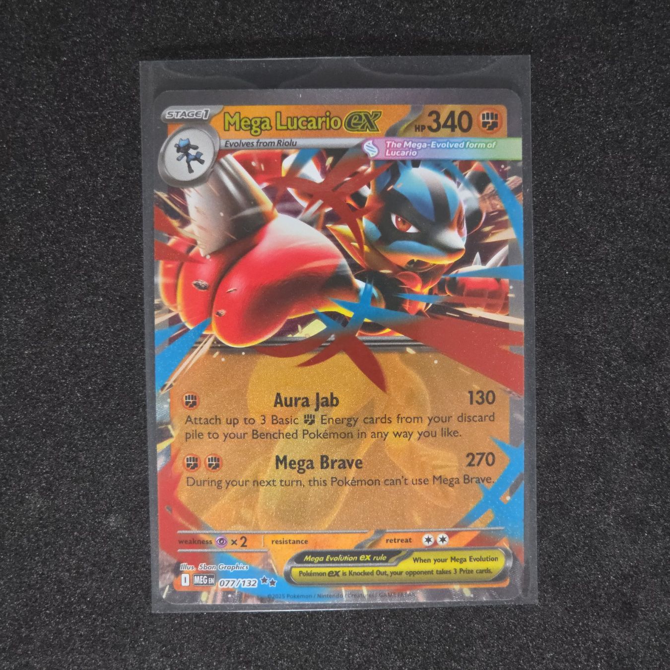 Pokémon Carte collezionabili: Mega Lucario ex - MEG-77 – Usato da St. Gallen venduto da CardZelo