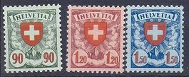 PROPAGANDE TYPE ECUSSONS No. 163y - 165y sans charnière  * *