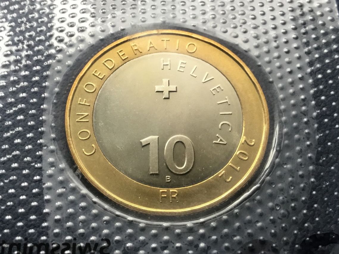 Tutti le monete: 10 Franken RINGKUHKAMPF 2012 – Nuovo e nell'imballaggio originale da St. Margrethen SG venduto da alfapeugeot10 2