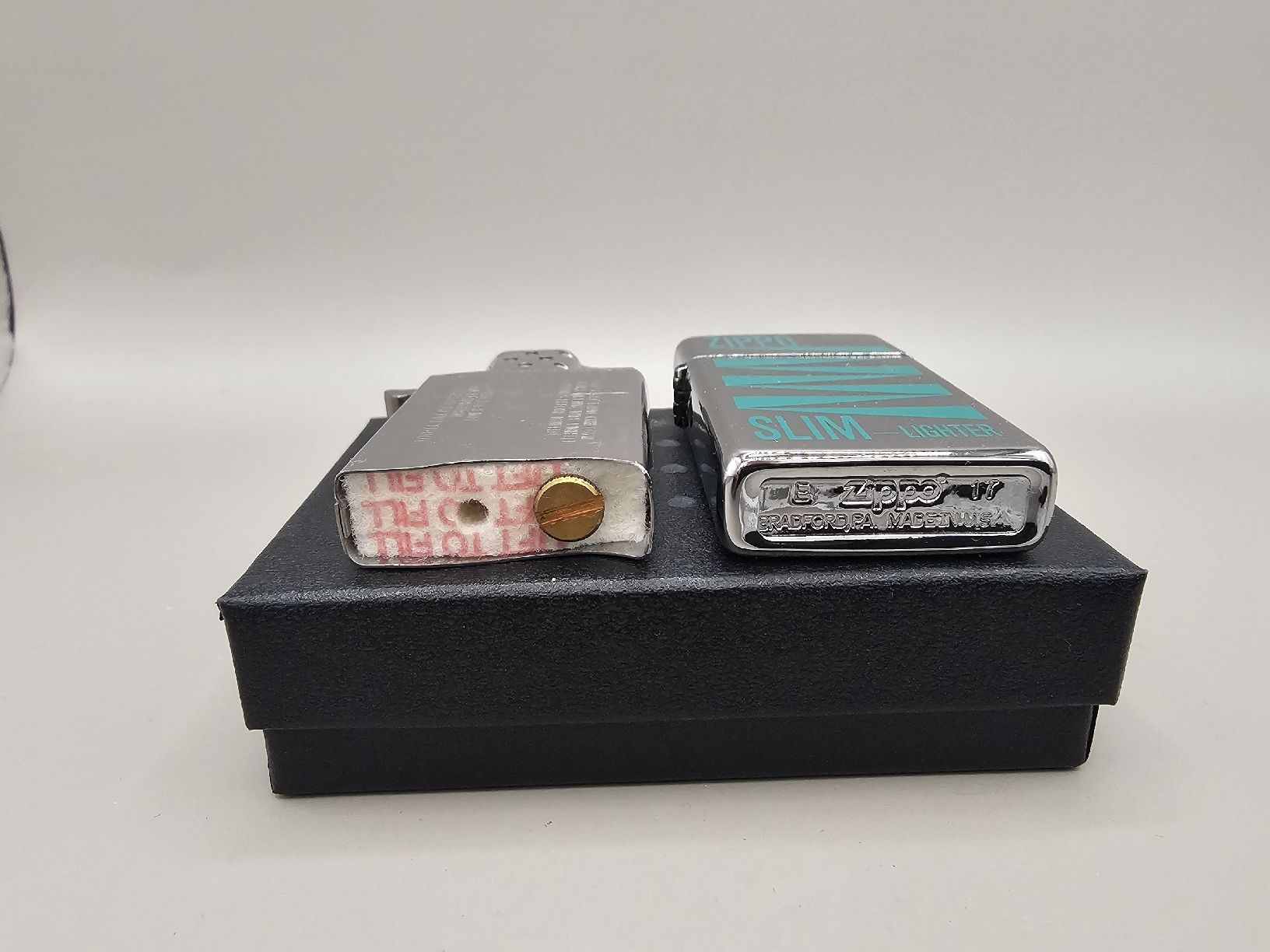 Zippo Accendini: Zippo slim New box – Nuovo e nell'imballaggio originale da Pampigny venduto da Calypso06 3