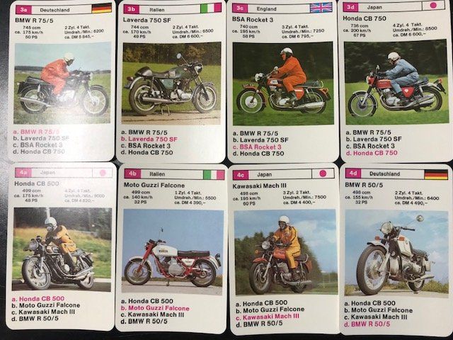 Giochi: Quartett Motorräder Best.-Nr.53822 – Usato da Zürich venduto da gigimai67 3