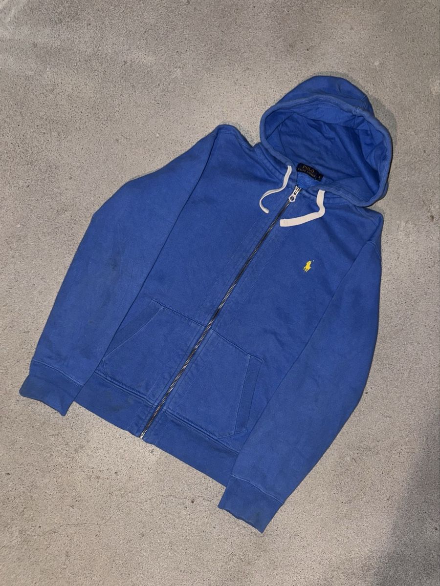 Ralph Lauren Maglioni & Felpe: vintage polo ralph lauren zip jacket blue – Usato da Oberhofen Thun'see venduto da 61archive 2