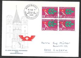 Sonderbrief S. 611 50 Jahre Muba Basel 16.4.1966