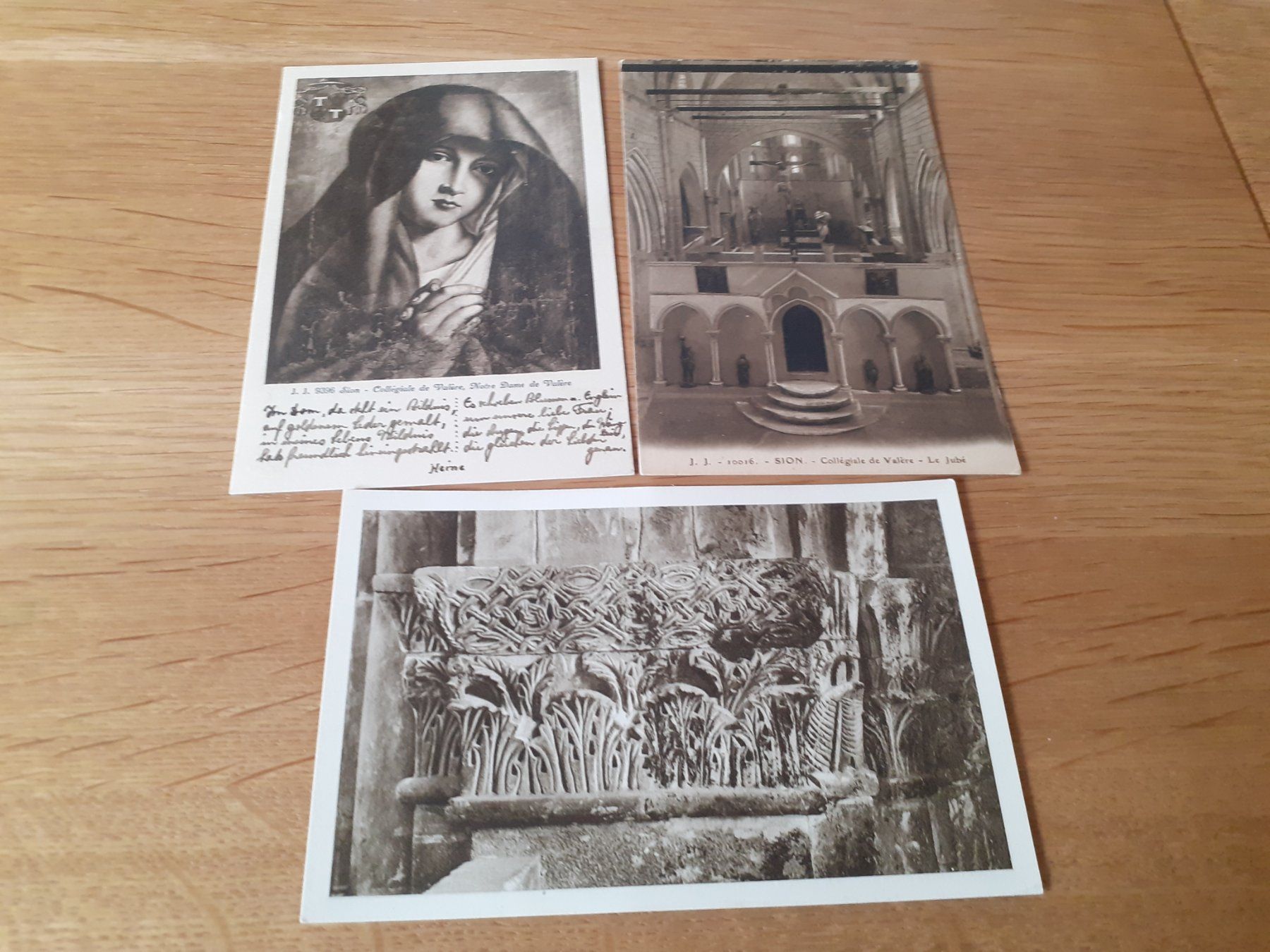 Cartoline postali: SION - COLLEGIALE de VALERE – Usato da Winterthur venduto da Ornyx7