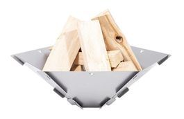 FENNEK Hexagon Feuerschale Edelstahl inkl. Tragetasche