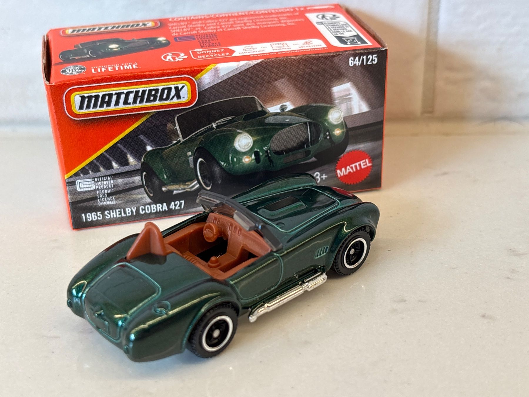 Matchbox Modellautos: Matchbox Shelby Cobra 427 1965 Voiture Miniature Neuf! – Neu und originalverpackt aus Gollion von Hampton 2