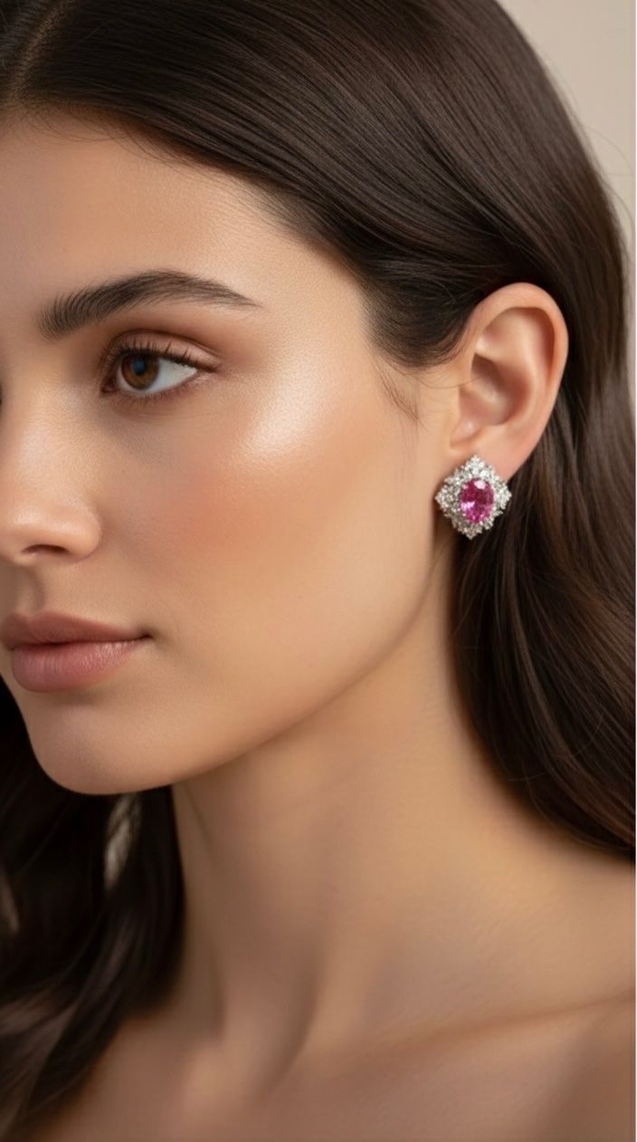 Orecchini pendenti & Orecchini a lobo: Boucles d’oreilles Éclat Rosé – Nuovo e nell'imballaggio originale da St-Maurice venduto da Sandrinette123 2