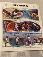 Olympische Spiele Ghana Briefmarken, Sportarten Kollektion!
