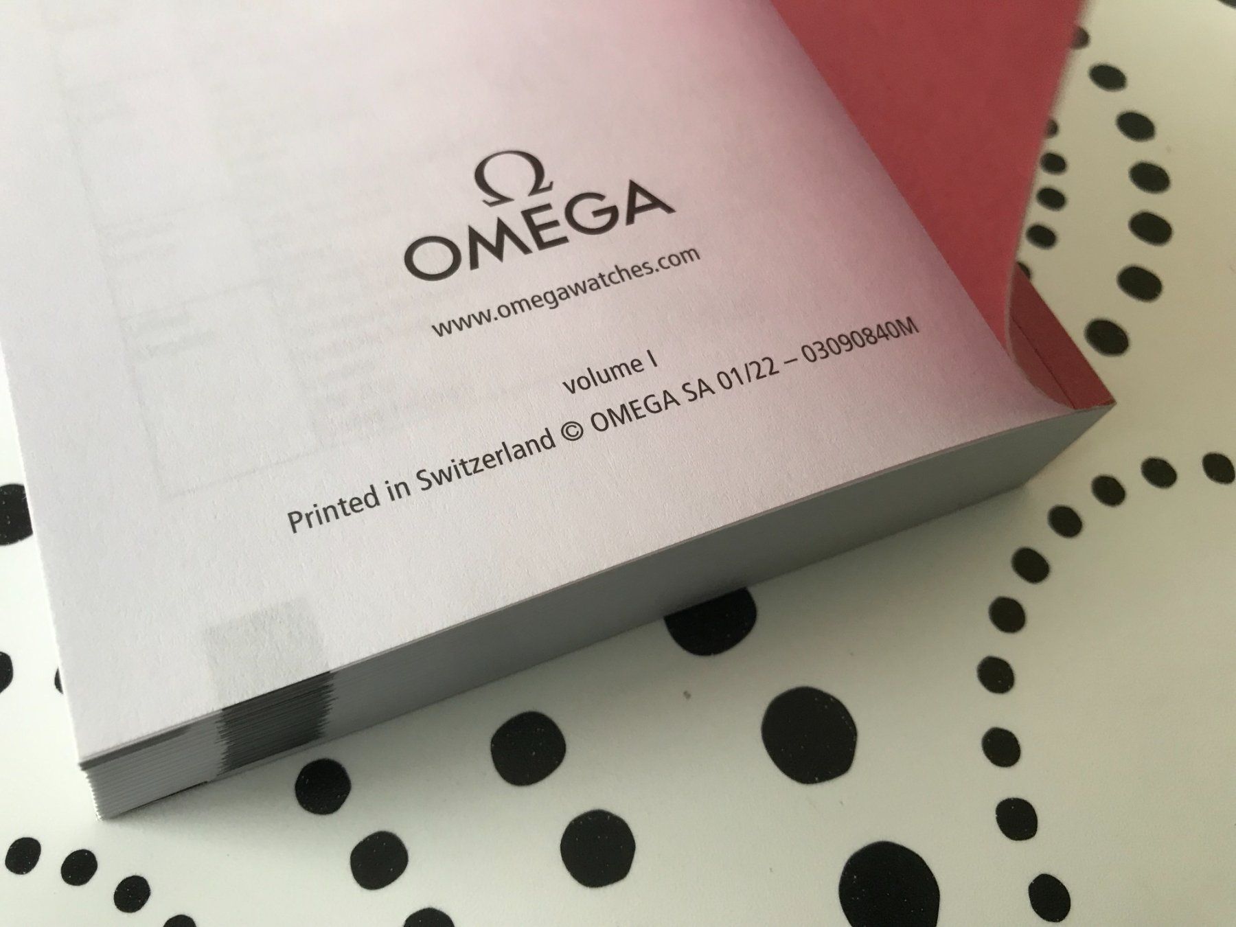 Dokumente: OMEGA ORIGINAL - OPERATING INSTRUCTIONS - EDITION 01/2022 ! – Gebraucht aus Epalinges von dream-watch 5