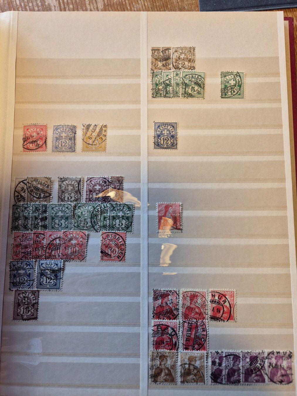 Tous les timbres: Alte Schweiz Sammlung ab 1.- – D'occasion à Uznach par Fireblade7 1