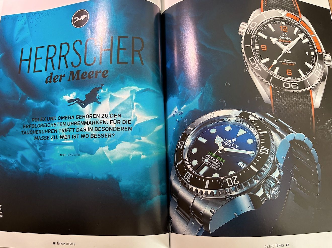 Zeitschriften & Magazine: Rolex vs. Omega – Gebraucht aus Baden von Goldbaum 1