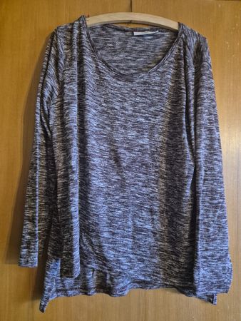 leichter Pulli von Clockhouse dunkelrot-meliert, Gr. 48