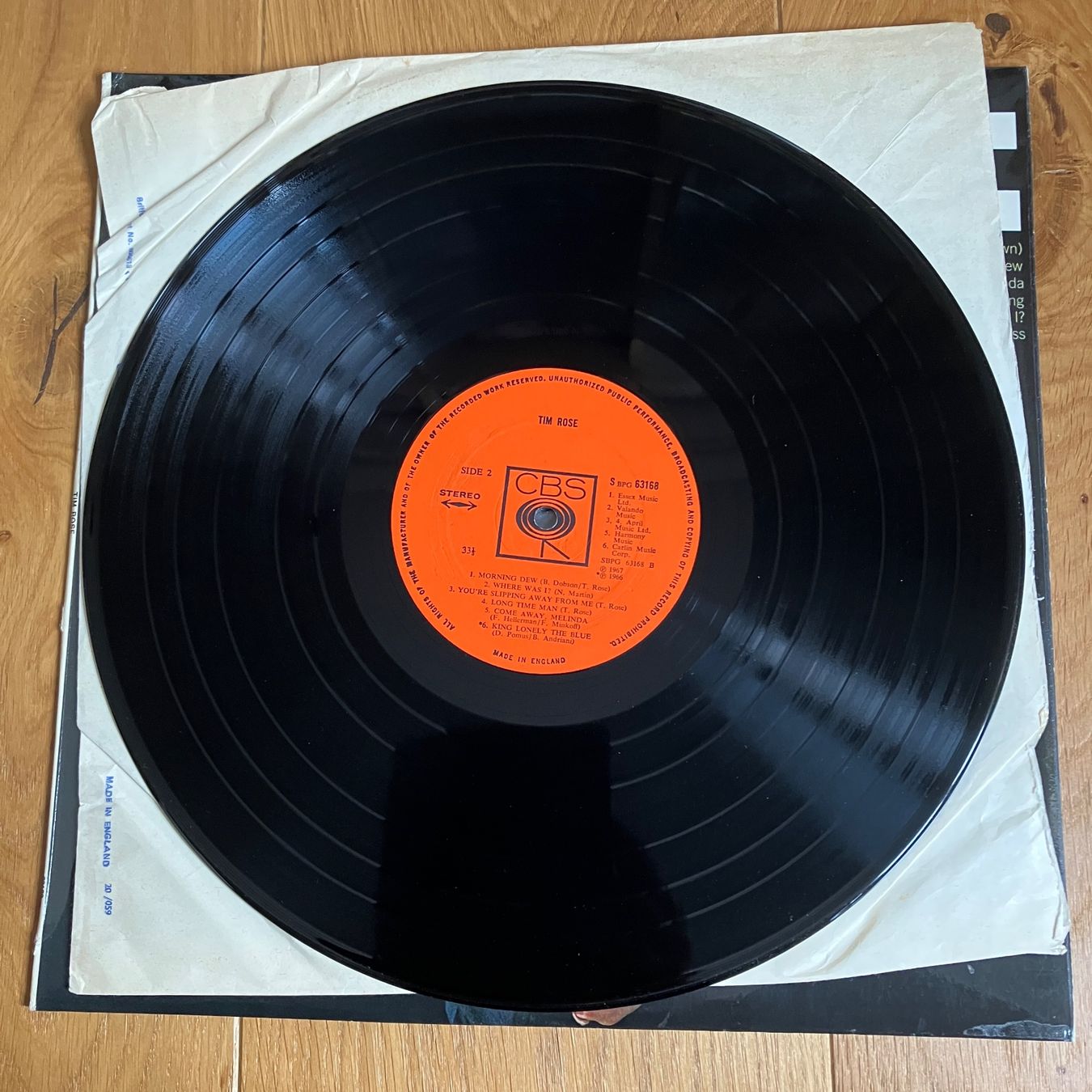 Dischi in vinile: Tim Rose – Tim Rose – Usato da Altdorf UR venduto da Metallic0 1
