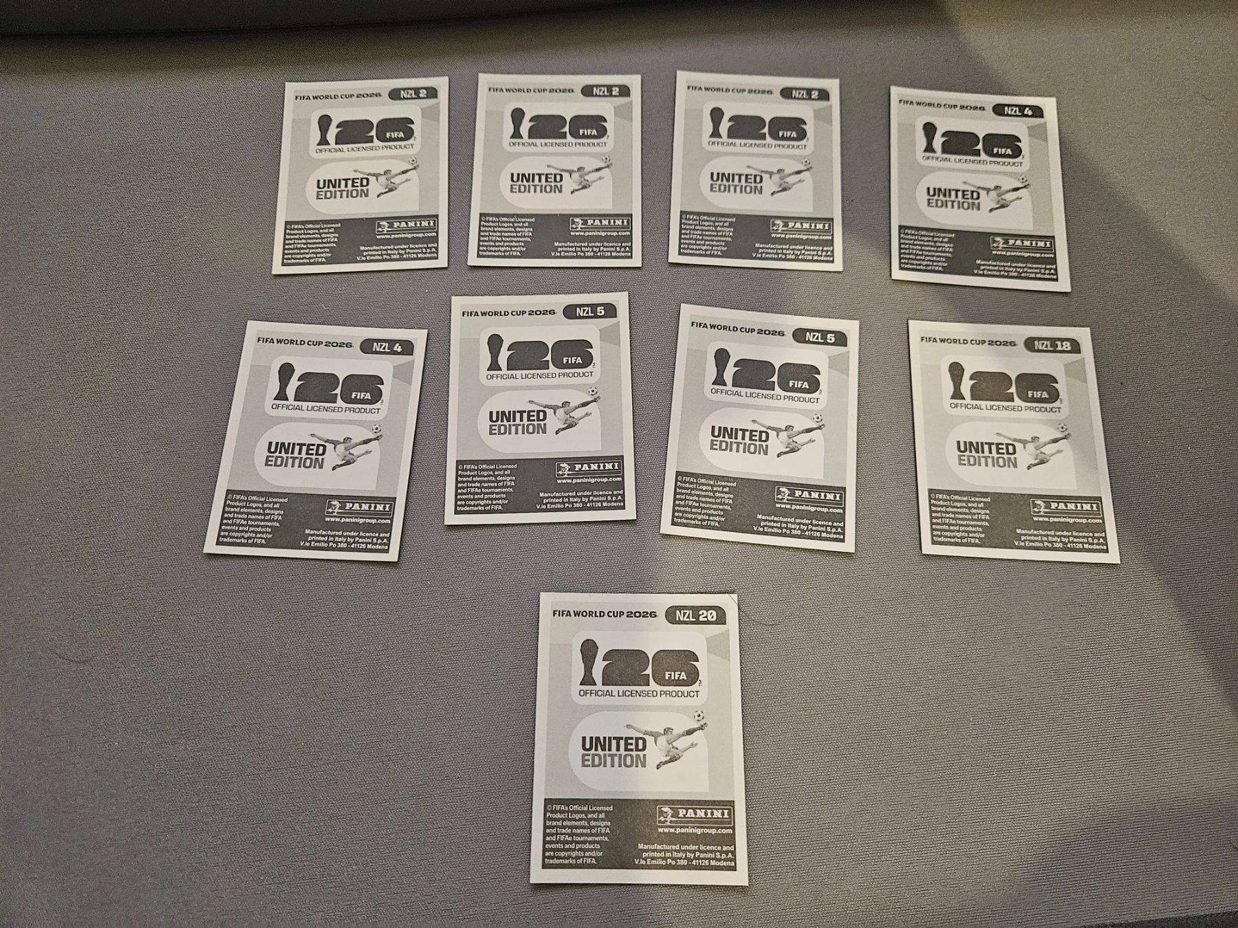 Panini Carte collezionabili: Panini WM 2026 Stickerset Neuseeland – Nuovo (secondo la descrizione) da Zürich venduto da Joselito0 1