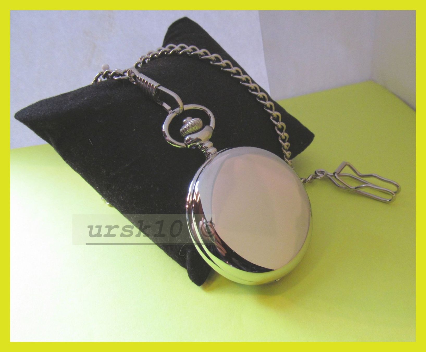 Orologi: Taschenuhr Silber Weiss mit Kette und Springdeckel – Nuovo e nell'imballaggio originale da St. Margarethen TG venduto da ursk10 5