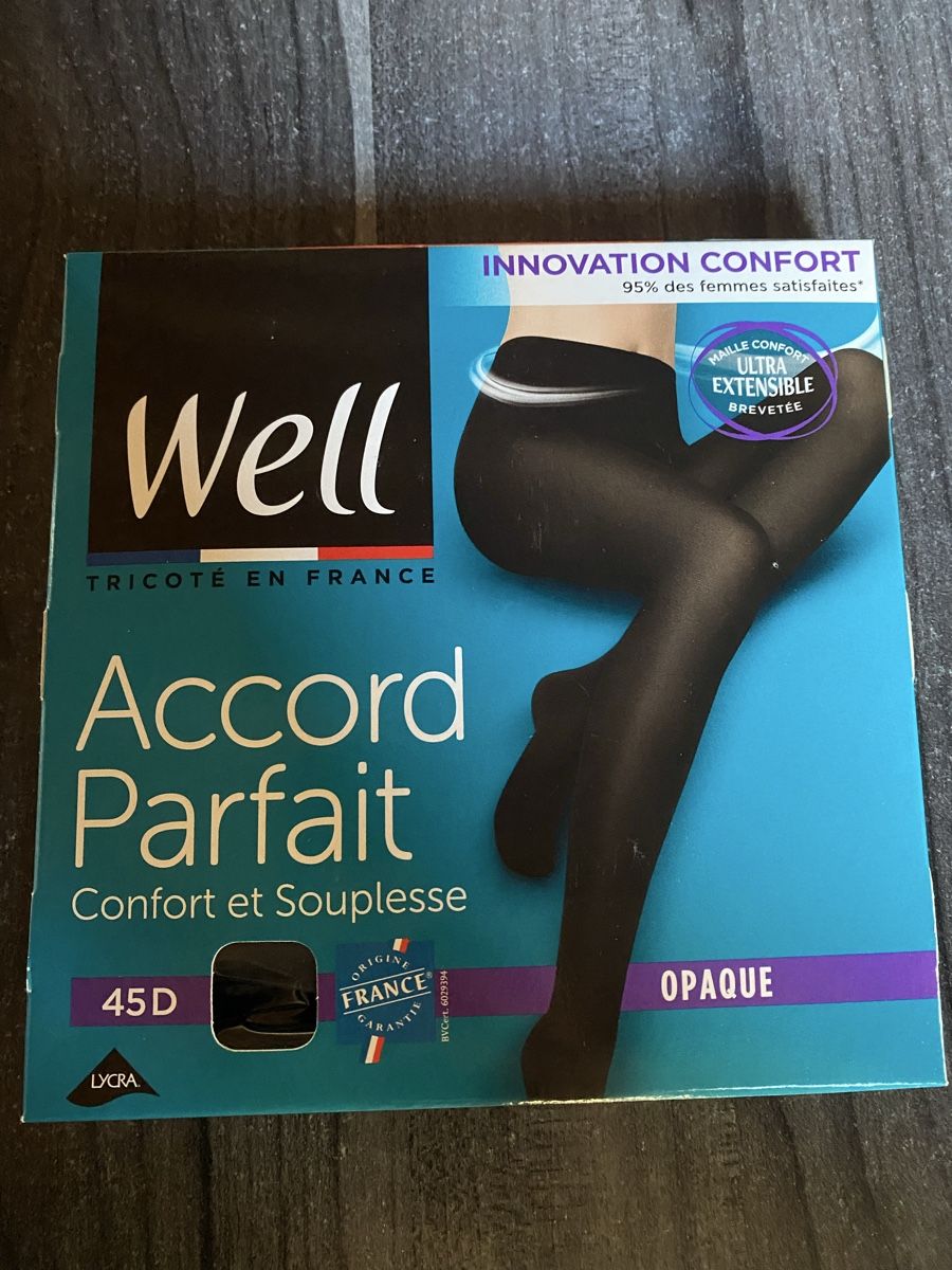 Calze & Collant: Well collant noir opaque taille 2 – Nuovo e nell'imballaggio originale da Chamoson venduto da Pince26