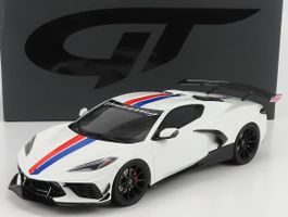 CHEVROLET HENNESSEY CORVETTE C8 2021 WEISS 1:18 GT-SPIRIT