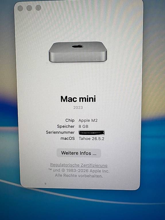Apple PC: Apple MAC MINI M 2 – Usato da Gossau ZH venduto da cws_bs7r 1