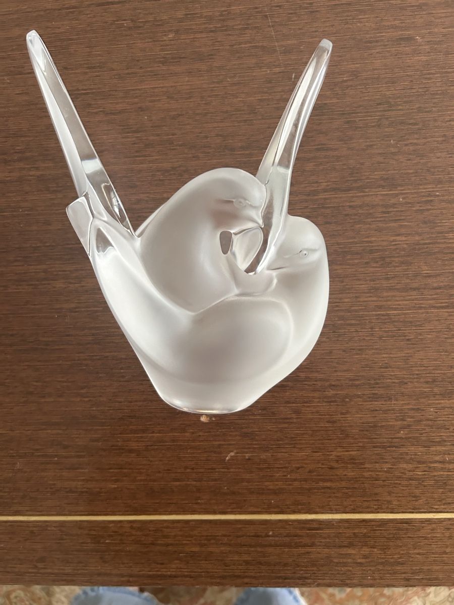 Lalique Vasi & Recipienti: Crystal Doves "Two Doves" Lalique vase – Nuovo (secondo la descrizione) da Veyrier venduto da aliyag 3