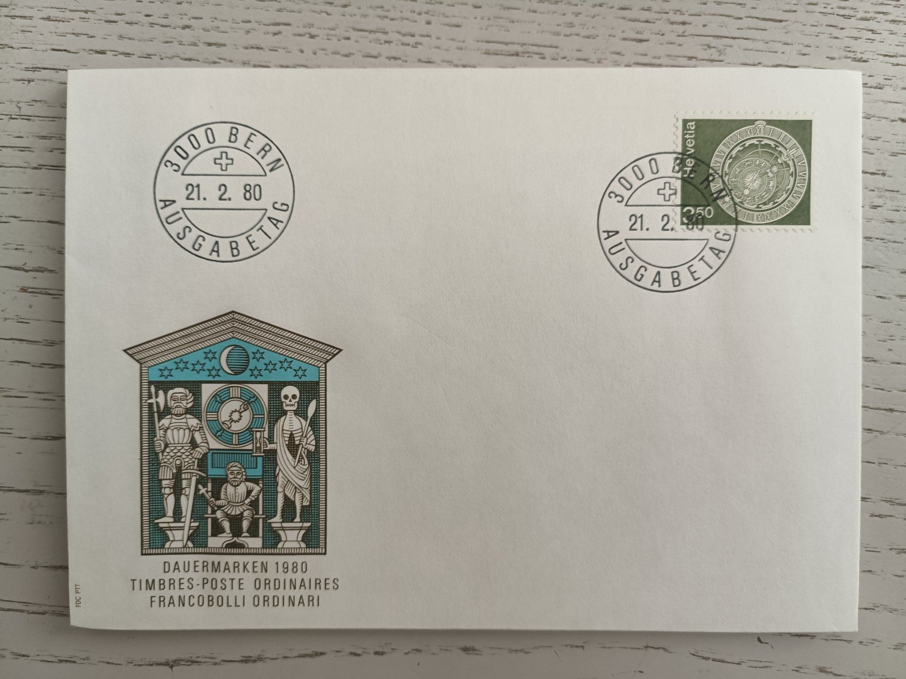 Tutti i francobolli: 1980 FDC Architektur & Kunsthandwerk – Usato da Dübendorf venduto da goeggi79