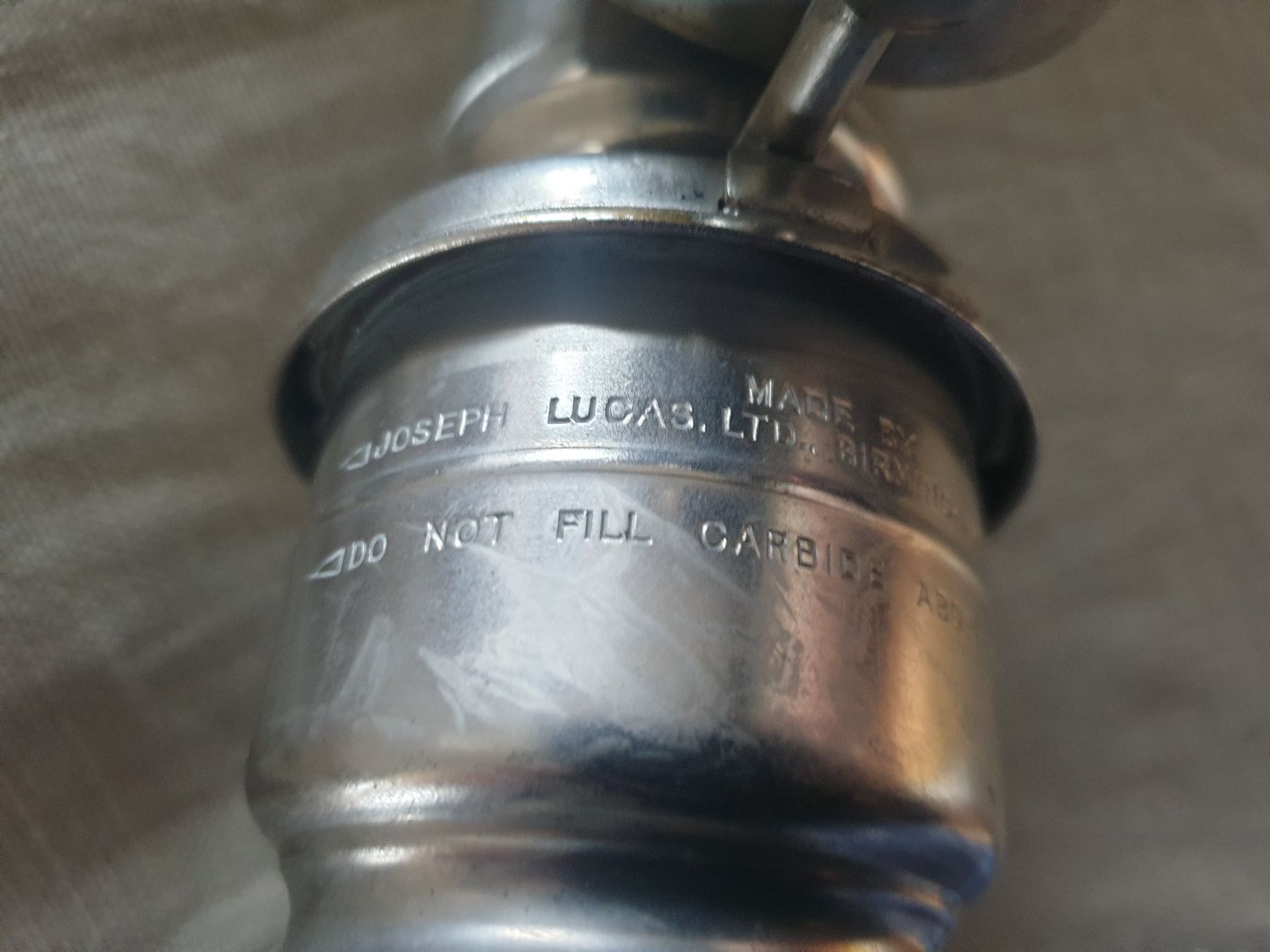 Lampade: Originale Karbid Lampe Carbide Lukas  UK – Usato da Wädenswil venduto da tome70 4