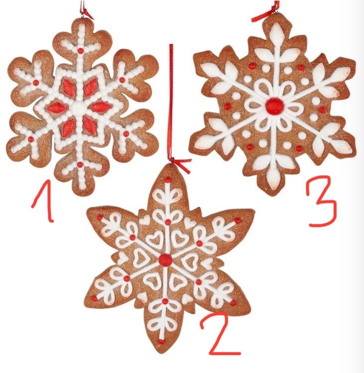 Tutte le decorazioni: Baumschmuck Lebkuchensterne je 12cm – Nuovo e nell'imballaggio originale da Basel venduto da Seifehuesli