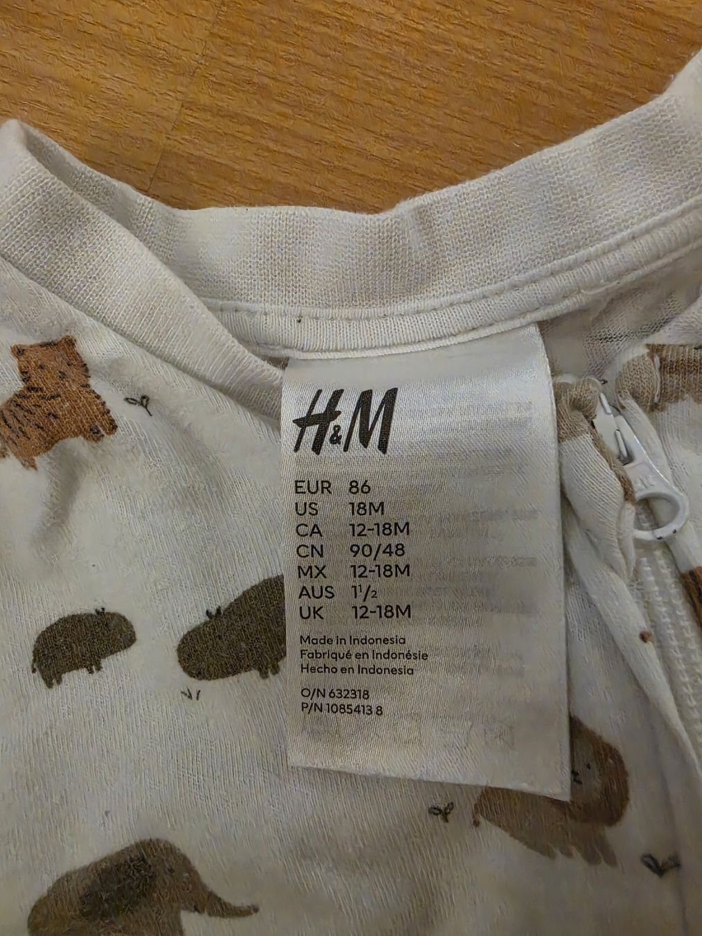 H&M Pyjamas: Pijama H&M Grösse 86 – Gebraucht aus Schliern b. Köniz von Jemy94 1